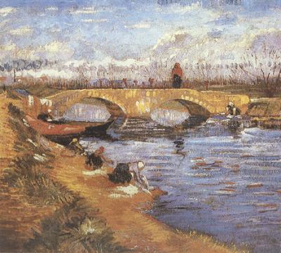 Vincent Van Gogh The Gleize Brideg over the Vigueirat Canal (nn04) oil painting picture